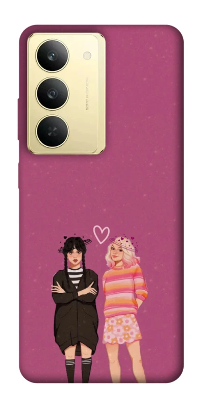 Чохол на Realme 14x Raven & Rainbow Wednesday фото 1 з 1