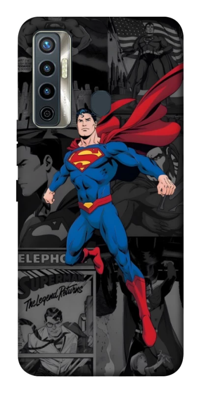 Чехол на TECNO Camon 17 superman comics фото 1 из 1