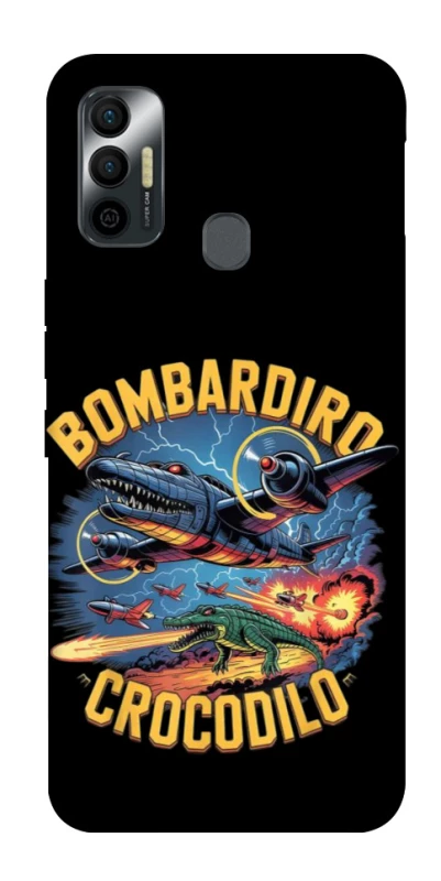 Чохол на TECNO Spark 7 Bombardino Crocodilo v2 фото 1 з 1