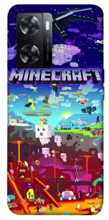 Чехол на Oppo A57s Minecraft world фото 1 из 1