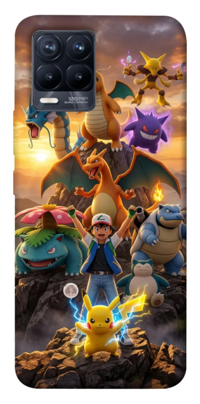 Чехол на Realme 8 Pokemon фото 1 из 1