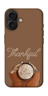 Чохол на Apple iPhone 16 Thankful coffee фото 1 з 1