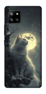 Чохол на Samsung Galaxy A42 5G Кіт під місяцем фото 1 з 1