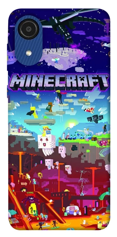 Чохол на Samsung Galaxy A03 Core Minecraft world фото 1 з 1