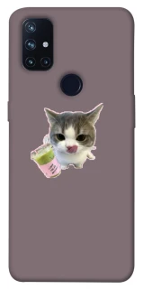Чохол на OnePlus Nord N10 5G cat matcha фото 1 з 1