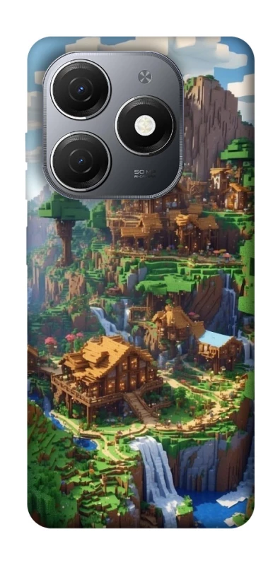 Чехол на TECNO Spark 20 Minecraft universe фото 1 из 1