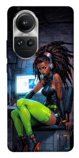 Чехол на Oppo Reno 10 Cyber girl фото 1 из 1