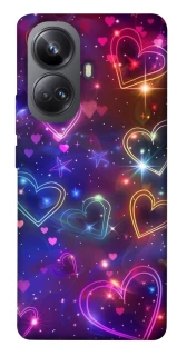 Чохол на Realme 10 Pro+ Drawn hearts фото 1 з 1