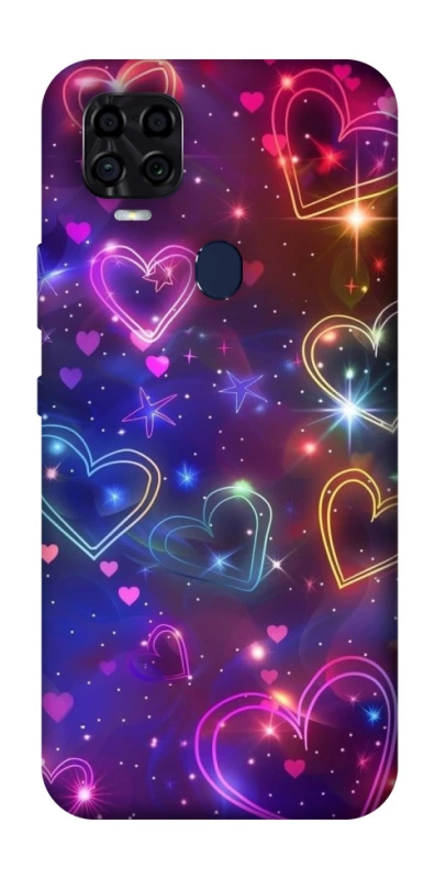 Чохол на ZTE Blade v2020 Drawn hearts фото 1 з 1