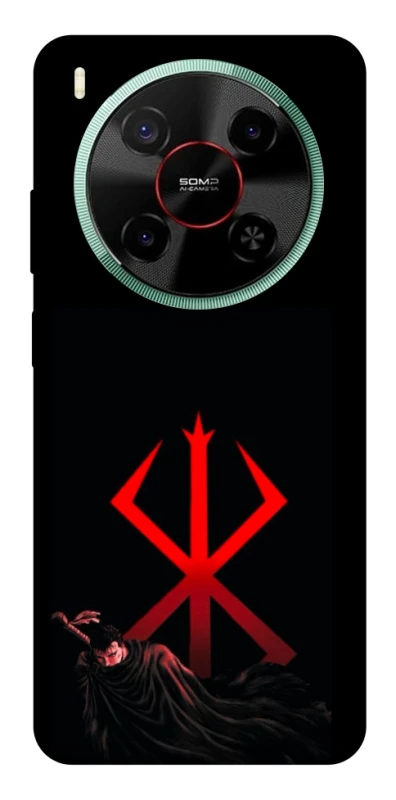 Чохол на ZTE Nubia V70 Max Berserk Red Logo фото 1 з 1