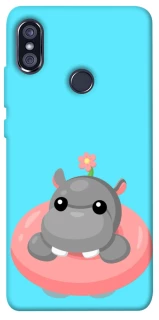 Чехол на Xiaomi Redmi Note 5 Pro / Note 5 (AI Dual Camera) Adopt Me Hippo Floatie фото 1 из 1