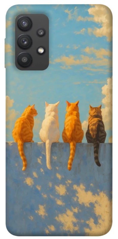 Чохол на Samsung Galaxy A32 (A325F) 4G cats on wall фото 1 з 1
