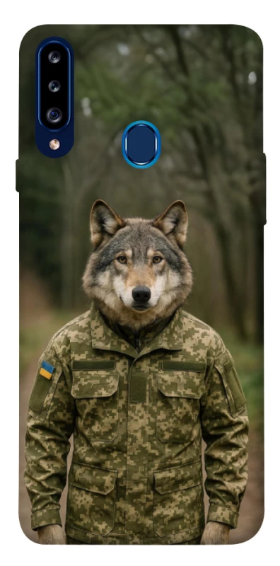 Чохол на Samsung Galaxy A20s Вовк захисник фото 1 з 1