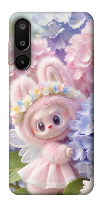 Чохол на Samsung Galaxy M16 5G Labubu & Flowers ver.1 фото 1 з 1