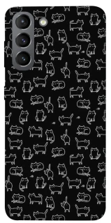 Чохол на Samsung Galaxy S21 Black Cats фото 1 Чохол на Samsung Galaxy S21 Black Cats фото 1 з 1