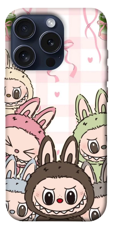 Чехол на Apple iPhone 15 Pro (6.1") All Labubu 2 фото 1 из 1