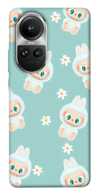 Чохол на Oppo Reno 10 Labubu Green фото 1 з 1