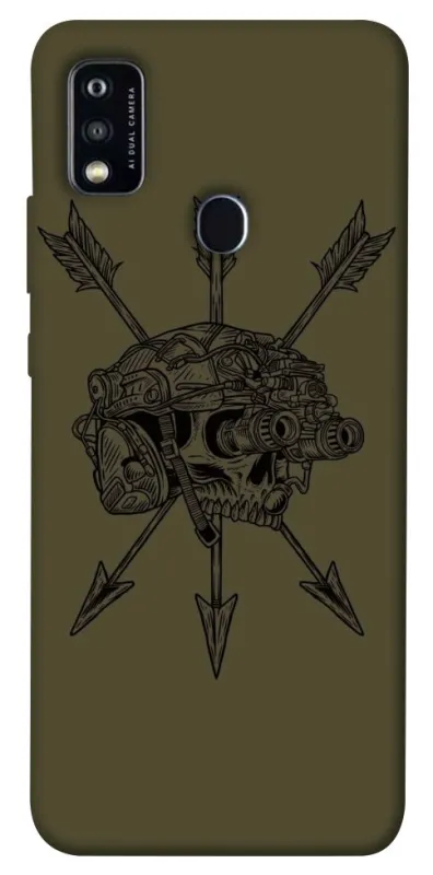 Чохол на ZTE Blade A51 Mil skull фото 1 з 1