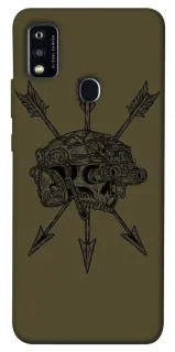 Чохол на ZTE Blade A51 Mil skull фото 1 з 1