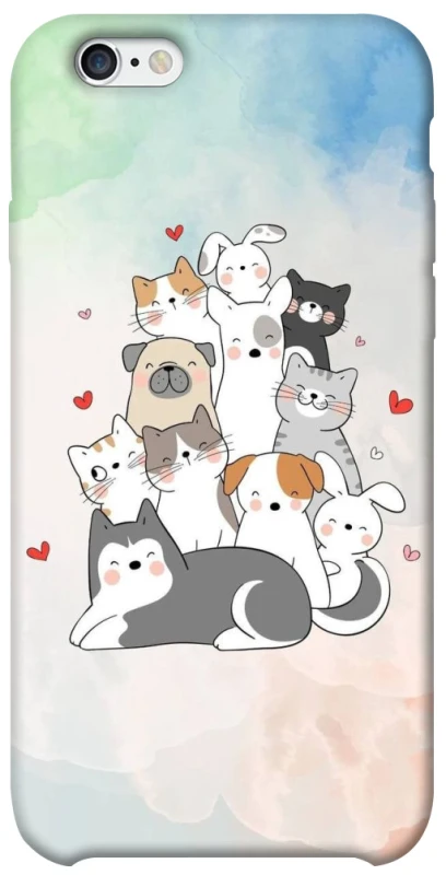 Чохол на Apple iPhone 6/6s (4.7") Funny Pets ver.2 фото 1 з 1
