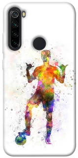Чохол на Xiaomi Redmi Note 8 Football Player v3 фото 1 з 1