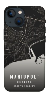 Чехол на Apple iPhone 13 mini (5.4") Mariupol map фото 1 из 1