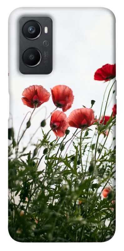 Чехол на Oppo A96 Поле маков фото 1 из 1