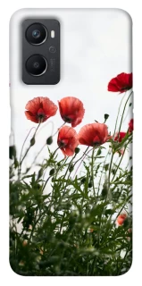 Чехол на Oppo A96 Поле маков фото 1 из 1