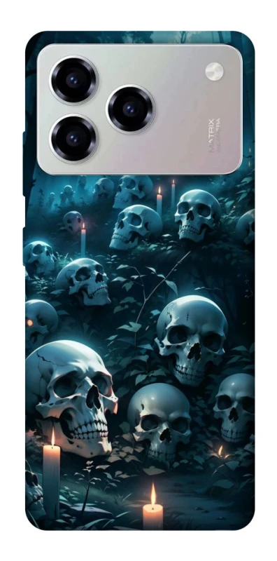 Чехол на ZTE Blade A76 Skulls v3 фото 1 из 1