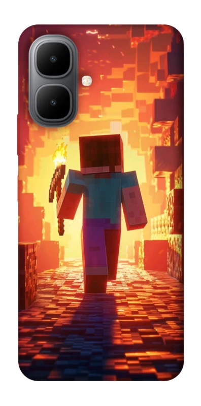 Чехол на Infinix Smart 10 Minecraft adventure фото 1 из 1