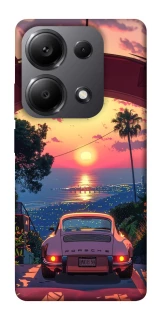 Чехол на Xiaomi Redmi Note 13 Pro 5G Porsche at sunset фото 1 из 1