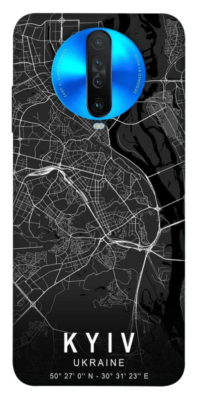 Чохол на Xiaomi Redmi K30 Kyiv map фото 1 з 1