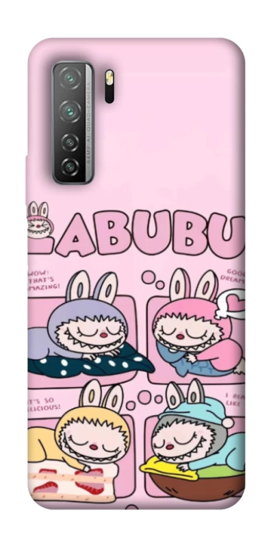 Чохол на Huawei Nova 7 SE Labubu Dreams Collage фото 1 з 1