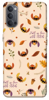 Чохол на Oppo Reno 4 Fall in love with Stitch фото 1 з 1