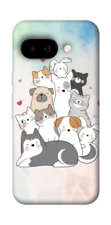 Чехол на Google Pixel 9a Funny Pets ver.2 фото 1 из 1