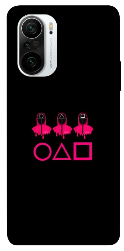 Чехол на Xiaomi Redmi K40 / K40 Pro / K40 Pro+ / Poco F3 squid game v3 фото 1 из 1
