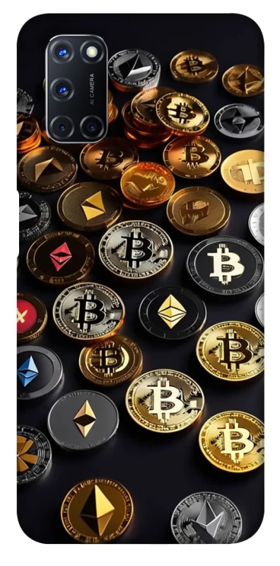 Чохол на Oppo A52 / A72 / A92 Many coins фото 1 з 1