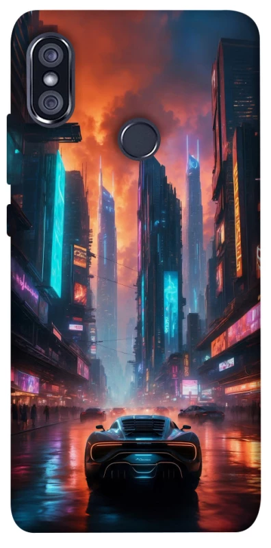 Чехол на Xiaomi Redmi Note 5 Pro / Note 5 (AI Dual Camera) Cyber city фото 1 из 1