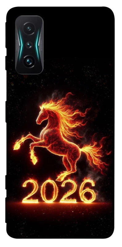 Чохол на Xiaomi Redmi K50 Gaming Red Fire Horse ver.1 фото 1 з 1