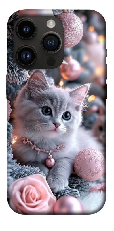 Чохол на Apple iPhone 14 Pro (6.1") Christmas Kitty фото 1 з 1