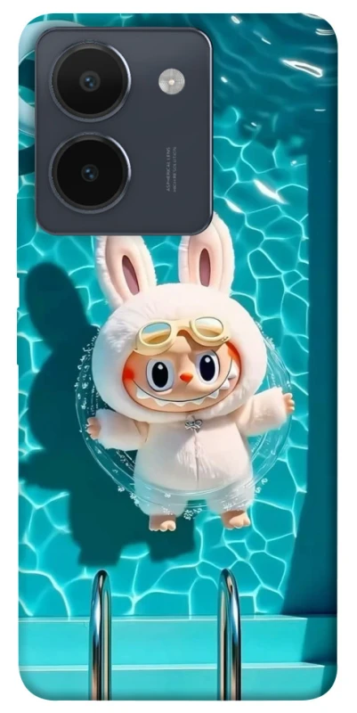 Чохол на Vivo Y36 Labubu in the pool ver.2 фото 1 з 1