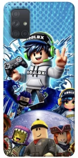 Чехол на Samsung Galaxy A71 Roblox collage ver.3 фото 1 из 1