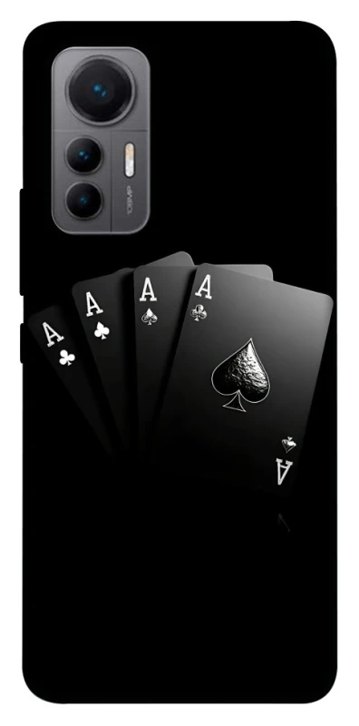 Чохол на Xiaomi 12 Lite Black Cards фото 1 з 1