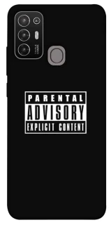Чехол на ZTE Blade A52 Parental Advisory Label фото 1 из 1