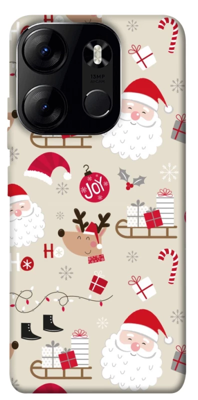 Чохол на Tecno Spark Go 2023 Новорічний v1 фото 1 з 1