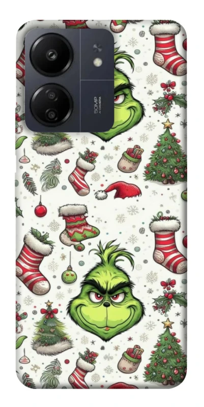 Чехол на Xiaomi Poco C65 Grinch mood ver.3 фото 1 из 1