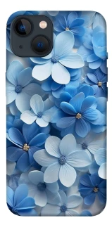 Чехол на Apple iPhone 13 (6.1") Синие цветы фото 1 из 1