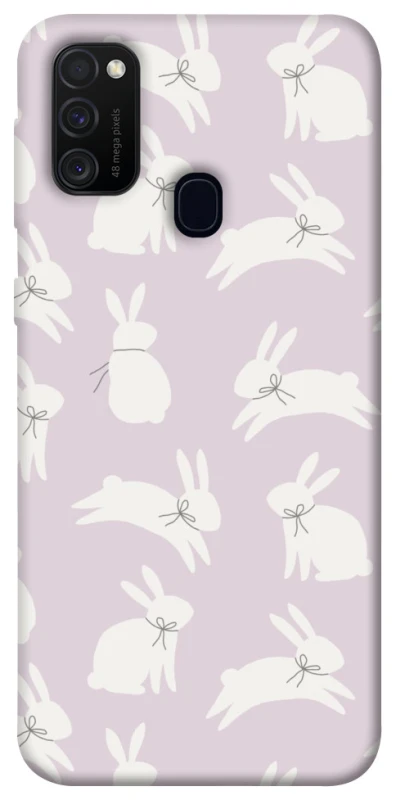 Чохол на Samsung Galaxy M21 Bunny Kisses фото 1 з 1