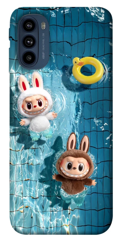 Чохол на Motorola Moto G41 Labubu in the pool фото 1 з 1