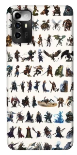 Чехол на ZTE Blade A72 Character Selection фото 1 из 1